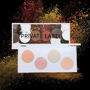 Resaltador de Polvo de pigmento alto, maquillaje sin etiqueta, resaltador <span class=keywords><strong>bronceador</strong></span> para la cara, venta al por mayor - Product Image 1
