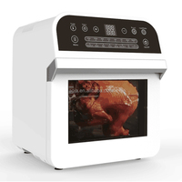 Friteuse à air chaud sans huile de grande capacité 1700W, four à vapeur chaude, cuisinière saine, fenêtre de cuisson visible, friteuse à air 14L 15L 16 litres