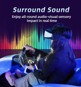 Siège de course VR pour simulateur de parc d'attractions intérieur, machine d'arcade 9D pour centre commercial, jeu multijoueur - Product Image 5