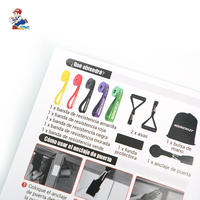 Brochure personnalisée OEM avec reliure agrafée, papier kraft, pelliculage mat, estampage à chaud