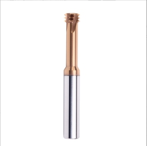Fresa de roscar de carburo con recubrimiento TiAlN de 4 filos, paso 1.0 1.5, ODM OEM para mecanizado de alta velocidad - Product Image 1