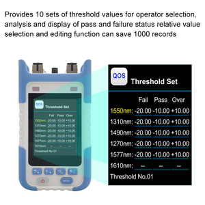 TM583 Fiber PON Power Meter 1270/1310/1490/1550/1577/1610nm POE FTTH Tester - Product Image 6