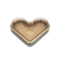 Plateau de nourriture jetable JY-X0027 Trey pour la cuisine en plastique en plastique coeur boîte à lunch boîte de chocolat plateau décoratif en forme de coeur