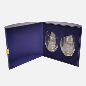 Regalo personalizado de lujo champán alcohol licor botella vidrio forma ovalada papel duro embalaje vino papel caja embalaje - Product Image 1