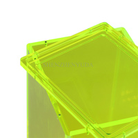 4 6 10 Inch Fun Ko Pop Étui rigide de protection personnalisé 5 mm Couleur fluorescente 98% UV Acrylique POP FIGURES Display Box