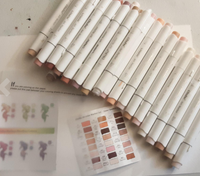 Huhuhu — stylos marqueurs à base d'alcool, 24 couleurs, dessin pour les enfants