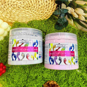 Maschera e Crema per Piedi alla Menta Ghiacciata con Sale del Mar Morto, Sbiancante Organico e Levigante per Riparazione di Pelle Secca e Screpolata - Product Image 5