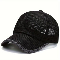 Gorra de malla transpirable CHQ-07 para hombre, gorra de béisbol de malla hueca, gorra de protección solar para deportes al aire libre