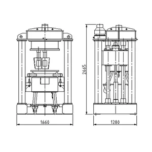 Huge Dental Acrylic Resin Teeth 7Kw Telescopic Propeller Agit Mixer Ibc Agitator