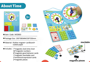 Suministro de fábrica, tablero magnético personalizado sobre el tiempo y cuándo hacer qué para los niños - Product Image 6