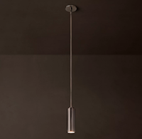 Suspension industrielle moderne en laiton, design créatif allongé, pour restaurant, salle de mariage, luminaire à tête unique