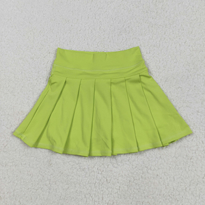 Rts Baby Girls 9 Effen Kleuren Geplooide Ruches Yoga In Shorts Skorts Bottoms Kleding Peuter Kids Rokken Boetiekrok - Product Image 4