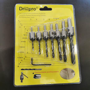 Manufacturer Five-Blade Chamfering Tools Three-Point Woodworking Countersunk Hole <b>Drills</b> Premium <b>Drill</b> Bit <b>Countersinks</b> Set - Product Image 3