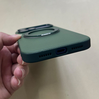 Étui de téléphone avec anneau magnétique rotatif à 360° pour 17 Pro Max, compatible, antidérapant, texturé, antichoc, protection sans fil