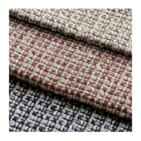 Tissu tissé de qualité supérieure en laine mélangée teinte, respirant et lourd, pour la tapisserie de canapé et les textiles de maison