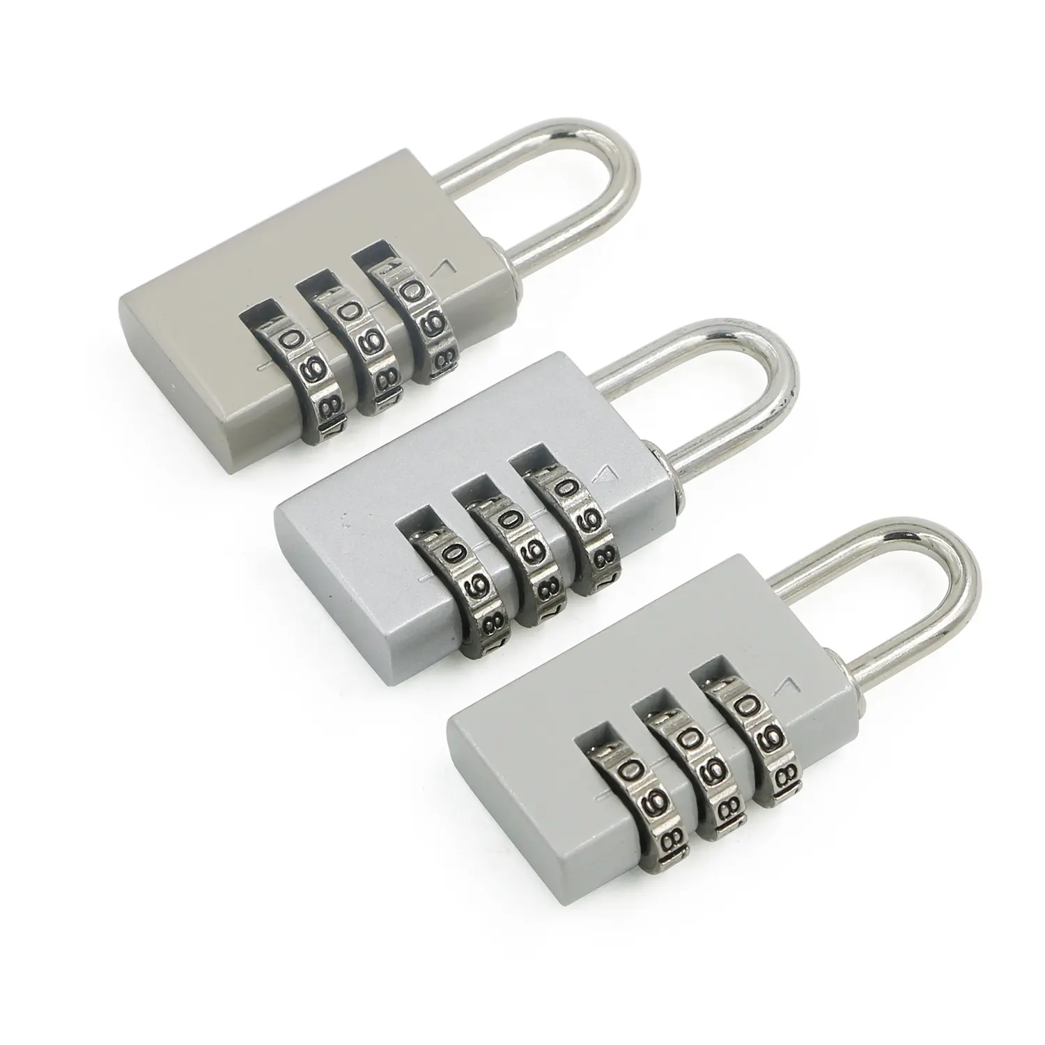 9906A Mini Compact Sicherheits gepäcks chloss Zink legierung 3-stelliger Kombination scode Rucksack Vorhänge schloss