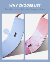 Tapis de yoga TPE personnalisé avec logo imprimé, Pilates, gym, haute qualité, durable, écologique, double couche, 183x61cm, 1.5-5mm