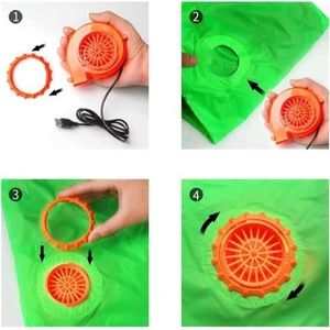 Mini souffleur USB sans balais pour costume gonflable, pompe à air pour dinosaure, 85g - Product Image 5