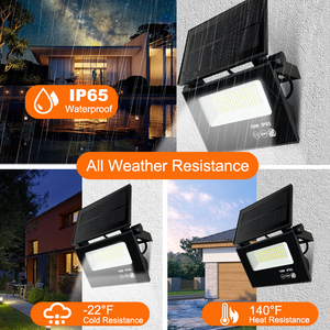 Bán buôn di động năng lượng mặt trời có thể sạc lại lũ ánh sáng pin IP67 Đèn ngoài trời 50W 200W 150W 500W Modi ánh sáng không thấm nước - Product Image 5