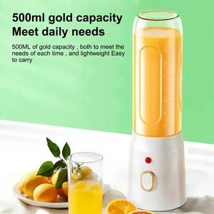 Nuevo Licuador Portátil Inalámbrico Recargable por USB de 450 ml con 10 Cuchillas, Pequeña Máquina para Alimentos Complementarios, Licuadora para Hielo Picado y Smoothies - Product Image 2