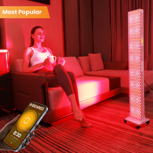 Panneau de Thérapie Rouge et Infrarouge IDEATherapy 2025 RLPRO600MAX 9 Ondes pour Soulagement de la Douleur, Soins de Beauté et Spa, Panneau de Thérapie par Lumière Rouge pour Corps Entier - Product Image 2