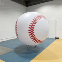 Balle de baseball gonflable géante, balle de baseball gonflable surdimensionnée pour les fêtes et événements en plein air