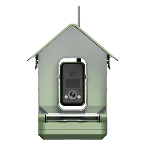Willfine OEM Caméra de mangeoire à <span class=keywords><strong>oiseaux</strong></span> intelligente 4K AI étanche personnalisée avec WiFi 2.4G/5G sans cage pour les passionnés d'ornithologie du monde entier - Product Image 1