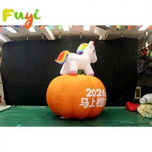 Caballo Inflable Personalizado de Diseño Nuevo 2026, Color Naranja, Simboliza el Éxito, para Decoración de Centros Comerciales y <span class=keywords><strong>Publicidad</strong></span> - Product Image 2