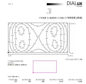 ไฟสปอร์ตไลท์ LED กำลังสูง 200W มาตรฐาน IP66 แสงขาว 6000K โครงสร้างอะลูมิเนียม เหมาะสำหรับสนามกีฬา สนามบาสเกตบอล <span class=keywords><strong>Dialux</strong></span> - Product Image 6