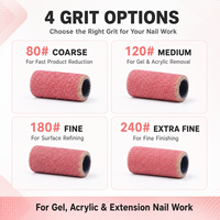 Bandes de ponçage professionnelles pour ponceuse à ongles, pour ongles en acrylique, élimination du vernis gel, manucure, pédicure, usine OEM ODM
