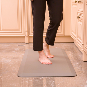 Có thể giặt hoa không trượt <span class=keywords><strong>PU</strong></span> Bộ nhớ bọt thoải mái nhà bếp đệm chống mệt mỏi thảm sàn cho thường vụ bàn văn phòng - Product Image 2