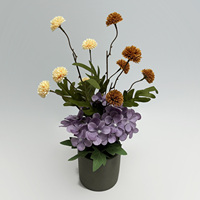 Bouquet de marguerites artificielles petites marguerites blanches pour mariage décor à la maison Table Arrangement de fleurs salon salle à manger centres de table