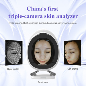 Analyseur de peau du visage amélioré 2026 avec 3 caméras de qualité industrielle pour l'analyse de la peau et le rajeunissement cutané pour salons, et masseur mammaire - Product Image 2