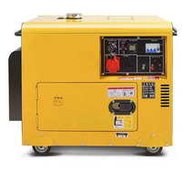 5KW Leiser Tragbarer Diesel-Wechselstrom-Einphasen-Inverter-Generator mit DC-Autostart ATS 220V 50Hz für Industrie- und Gewerbenutzung