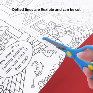 <span class=keywords><strong>Libro</strong></span> da Colorare per Bambini MiDeer con Temi di Graffiti - Rotolo di Carta Lungo <span class=keywords><strong>Dieci</strong></span> Metri per Disegnare e Tracciare - Product Image 3