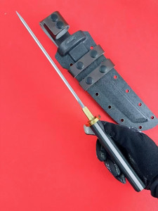 Couteau tactique de survie personnalisable HUNSHU SAMURAI OEM avec manche en G10 et étui en acier inoxydable pour la chasse et le bricolage - Product Image 3