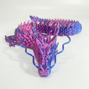Juguete de Dragón Articulado Impreso en 3D de 90 cm, Extra Grande, Dragón Chino Flexible, Criatura Mítica, Juguete Antiestrés para Decoración del Hogar, Venta al Por Mayor - Product Image 3