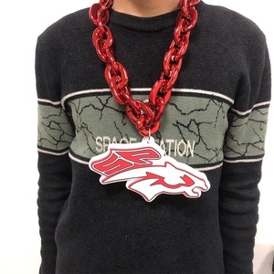 Kích Thước Lớn Vòng Cổ Tùy Chỉnh Vòng Cổ Đội Loge Quá Khổ Bọt Fan Hâm Mộ Thể Thao Dây Chuyền Vàng Cho Người Hâm Mộ Bóng Đá - Product Image 4