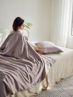 Parure de lit quatre pièces moderne et respirante, résistante à l'eau, ultra-fine, pour l'été, avec imprimé réactif et écologique
