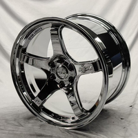 Velg Mobil Alloy Forged 15 16 17 18 Inch Lima Palang Deep Dish Chrome Kondisi Baru Harga Custom