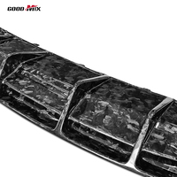 Kit carrosserie en fibre de carbone sèche AUBU, diffuseur arrière, lèvre de pare-chocs, spoiler, séparateur, pièce aérodynamique, accessoires de voiture pour Audi RS7 C7 2014-2018