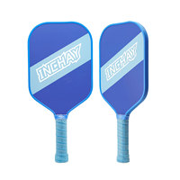 Raquette de pickleball professionnelle de compétition pour adultes, de haute qualité, avec noyau en nid d'abeille et fibre de verre, vente directe d'usine