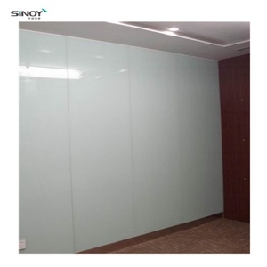 Panneau de verre trempé givré blanc opaque à structure solide pour application hôtelière - Product Image 5
