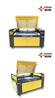 Nouvelle machine de découpe laser CO2 WER6090 CNC pour bois et papier, options de puissance 50-150W, connectivité Wi-Fi/USB, refroidissement par eau