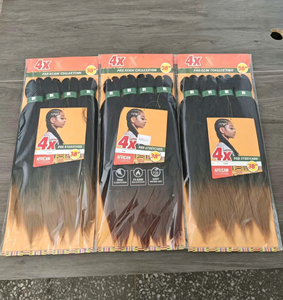 Precio <span class=keywords><strong>de</strong></span> Fábrica, Extensiones <span class=keywords><strong>de</strong></span> <span class=keywords><strong>Cabello</strong></span> Sintético Preestirado <span class=keywords><strong>de</strong></span> 52 Pulgadas, 300g, 4 Paquetes, Material <span class=keywords><strong>de</strong></span> Fibra Coreana para Mujeres <span class=keywords><strong>de</strong></span> Todas las Edades - Product Image 1