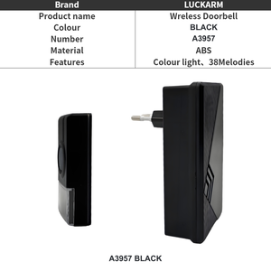 <span class=keywords><strong>Timbre</strong></span> Inalámbrico Impermeable para Exteriores, <span class=keywords><strong>Timbre</strong></span> Inteligente para Seguridad del Hogar, Timbres Inalámbricos Enchufables - Product Image 3