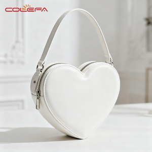 Colefa di buona qualità tracolla a spalla serale festa di nozze pochette designer Premium nero cuore borsa a mano per donna 2026 - Product Image 5