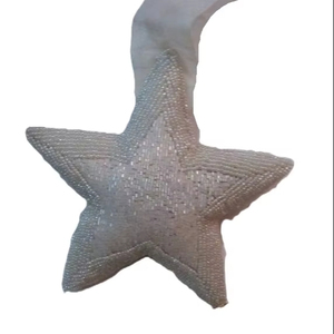 Luxury Handmade Multicolor Beaded <b>Star</b> Christmas Ornament <b>Hanging</b> Decoration | Festive Tree Decor Holiday Home Accent - Product Image 1