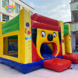 Diapositiva de globo de <span class=keywords><strong>castillo</strong></span> <span class=keywords><strong>inflable</strong></span> de tamaño <span class=keywords><strong>mediano</strong></span> comercial Área de visualización transparente Seguridad mejorada para varios niños - Product Image 2