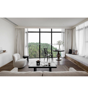 Chic Boutique Hotel Bed <b>Headboard</b> Mounted Mirror Furniture for Hotels Elegant Design Boutique Hotel - Product Image 5